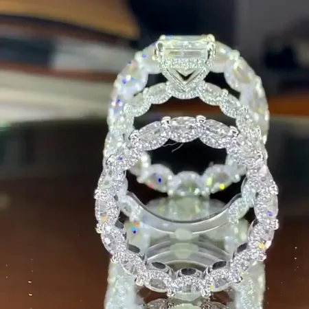 Diamond White Princess Cut...