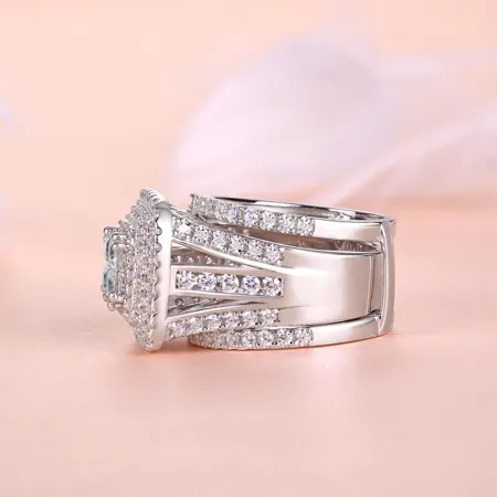 Princess Cut Diamond White...