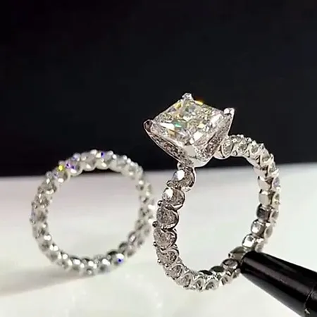 Diamond White Radiant Cut...