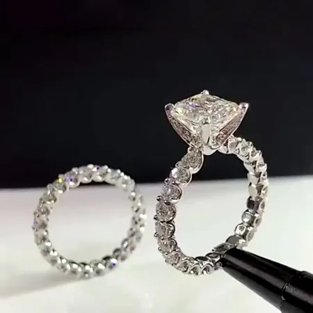 Diamond White Radiant Cut...