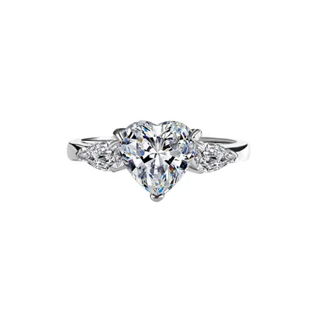 Heart Cut Moissanite...