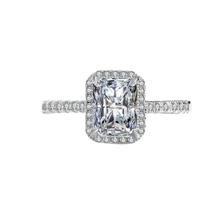 Radiant Cut Moissanite...