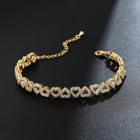 Heart Design Cute 7 Inches Bracelet