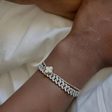 Hip Hop Diamond White 18K...