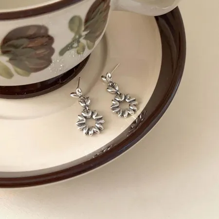 Floral 925 Sterling Silver...