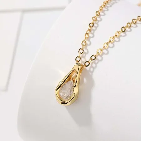 Pear Diamond White 925...