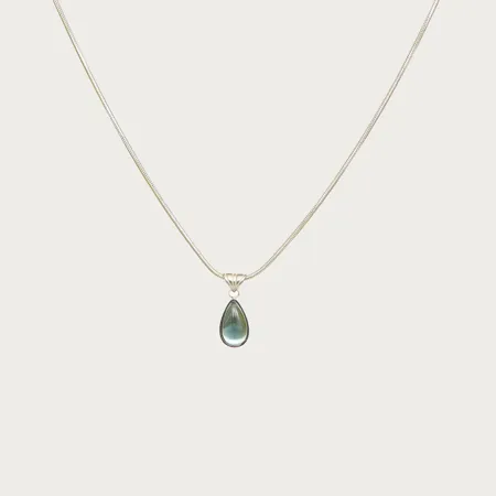 Platinum Plated Waterdrop Necklace