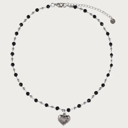 Platinum Plated Titanium Necklace