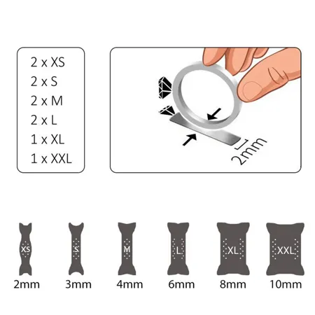 10pcs Resin Invisible Ring...