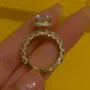 Round Cut Diamond White Yellow Gold 925 Sterling Silver Hidden Halo Engagement Ring