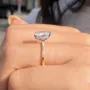 Cushion Cut Diamond White Sterling Silver Halo Yellow Gold Engagement Ring