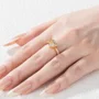 Heart Cut Diamond White Sterling Silver Heart Bow Engagement Ring