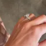 Pear Cut Marquise Cut Diamond White Classic 925 Sterling Silver Ring Set
