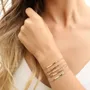 Custom Name Sterling Silver Family Personalized Engraved Bar Bracelet Gift
