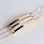 Custom Name Sterling Silver Family Personalized Engraved Bar Bracelet Gift