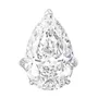 Diamond White Pear Cut Engagement Ring in 925 Sterling Silver
