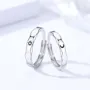 Sun and Moon Sterling Silver Couple Rings