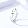 Sun and Moon Sterling Silver Couple Rings