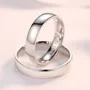 Simple Sterling Silver Couple Rings