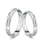 Shining Sterling Silver Couple Rings