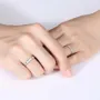 Heartbeat Sterling Silver Couple Rings