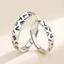 Love Sterling Silver Couple Rings
