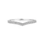 Round Cut Moissanite Diamond White 925 Sterling Silver Wedding Band