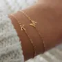 Fashion Letter Detail 8 Inches Charm Bracelet