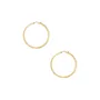 Yellow Gold Hoops Earrings