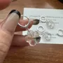 925 Sterling Silver Crystal Quartz Floral Earrings