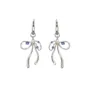 Platinum Plated Drop Earrings