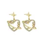 18K Gold Plated Celestial Drop Earrings