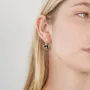 18K Gold Plated 925 Sterling Silver Needle Drop Earrings