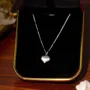 Heart 925 Sterling Silver 17" Necklace