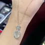 Oval Crystal Quartz 16 Inches Necklace