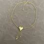 18K Gold Plated Golden Heart Necklace