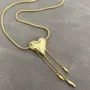 18K Gold Plated Golden Heart Necklace
