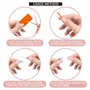 12pcs Resin Invisible Ring Size Adjuster for Loose Ring