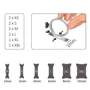 10pcs Resin Invisible Ring Size Adjuster for Loose Ring