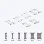 10pcs Resin Invisible Ring Size Adjuster for Loose Ring
