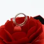 Rose Pink Jewelry Display Storage Case Box 