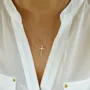 Religious Silver/Gold Cross Necklace