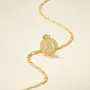 A-Z Initial Letter 20 Inches 14K Gold Plated Pendant Necklace