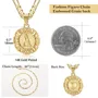 A-Z Initial Letter 20 Inches 14K Gold Plated Pendant Necklace